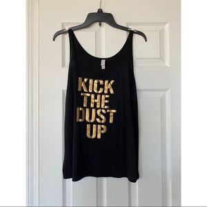 Bella Black Kick the Dust Up Tank